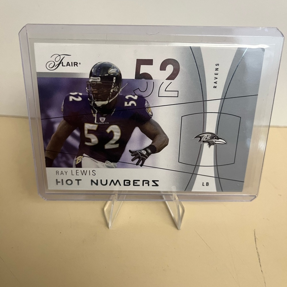 Flair Ray Lewis Hot Numbers Card